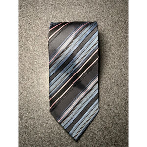 Vintage 80s Peacock Mens Formal Necktie 58"Lx3.25"W Multi Neck Tie